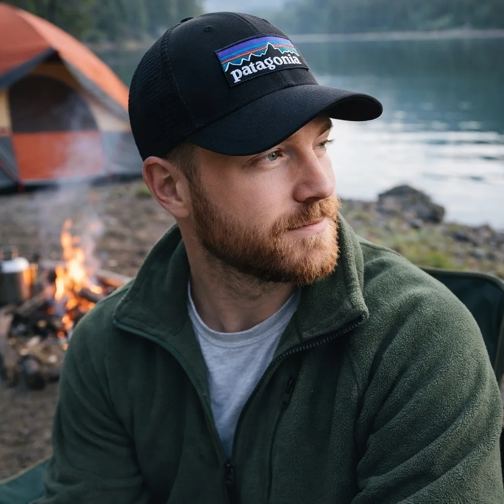 The Patagonia P-6 Logo LoPro Trucker Hat Cap